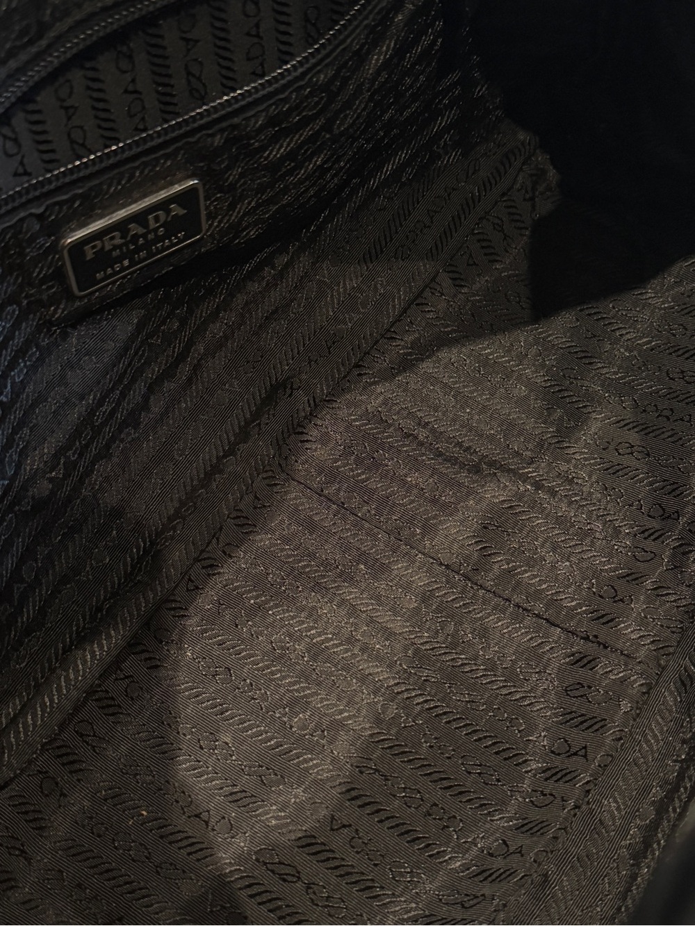 prada s/s 2000 bowling bag black & white - Picture 5 of 11